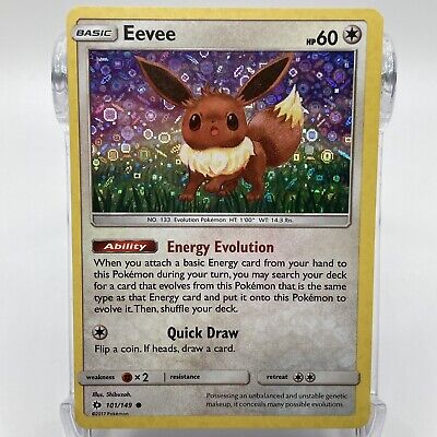 Eevee SUM 101  Pokemon TCG POK Cards