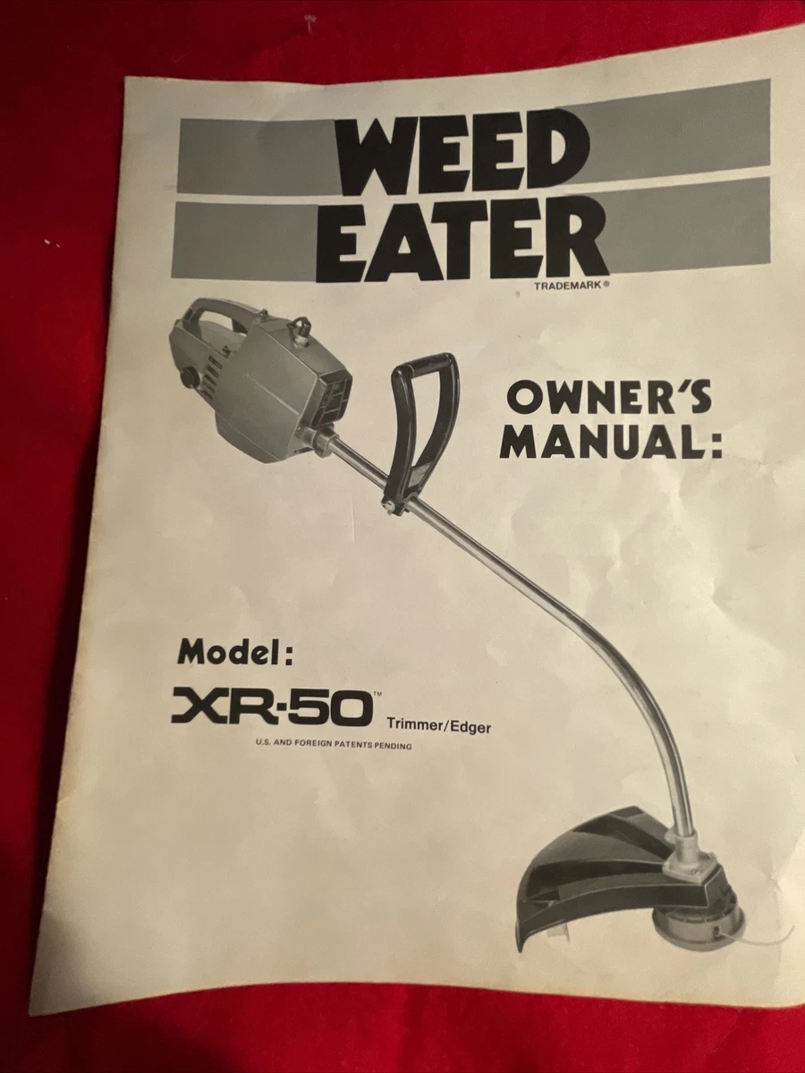 Weed eater cheap xr 50