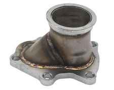 Td04 Turbo Pipe Flange To 3 V-band Conversion Adapter For Subaru Wrx Saab