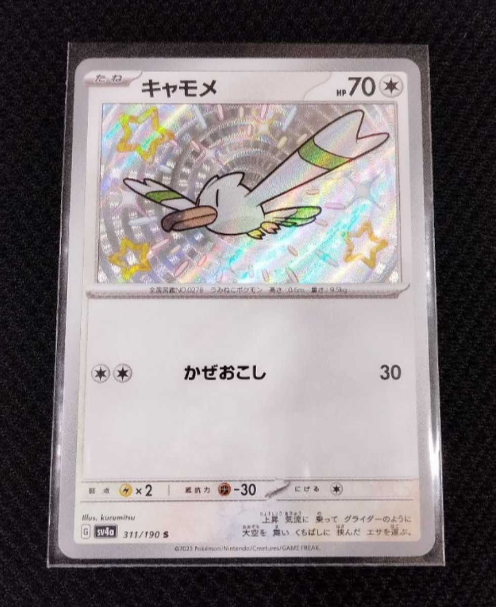 うぉんそる Shiny Wingull S 311/190 SV4a Shiny Treasure ex - Pokemon Card