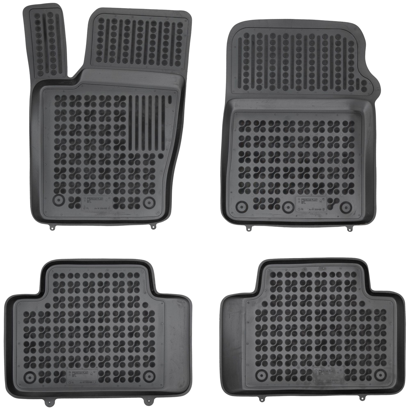 Tapis de sol caoutchouc Jeep Grand Cherokee IV WK2 Rezaw-Plast idéal pour vos sorties outdoor