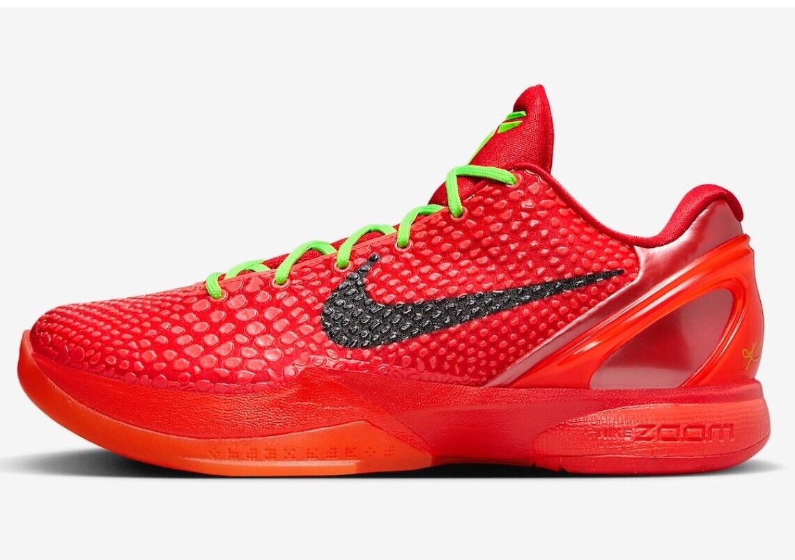 NIKE KOBE 6 PROTO 【REVERSE GRINCH】 Sz 14- Brand New 2023 Zoom Kobe 6 Protro 'Reverse Grinch