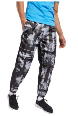 Reebok Myt Aop Jogger Long Pants Black And White (XL)