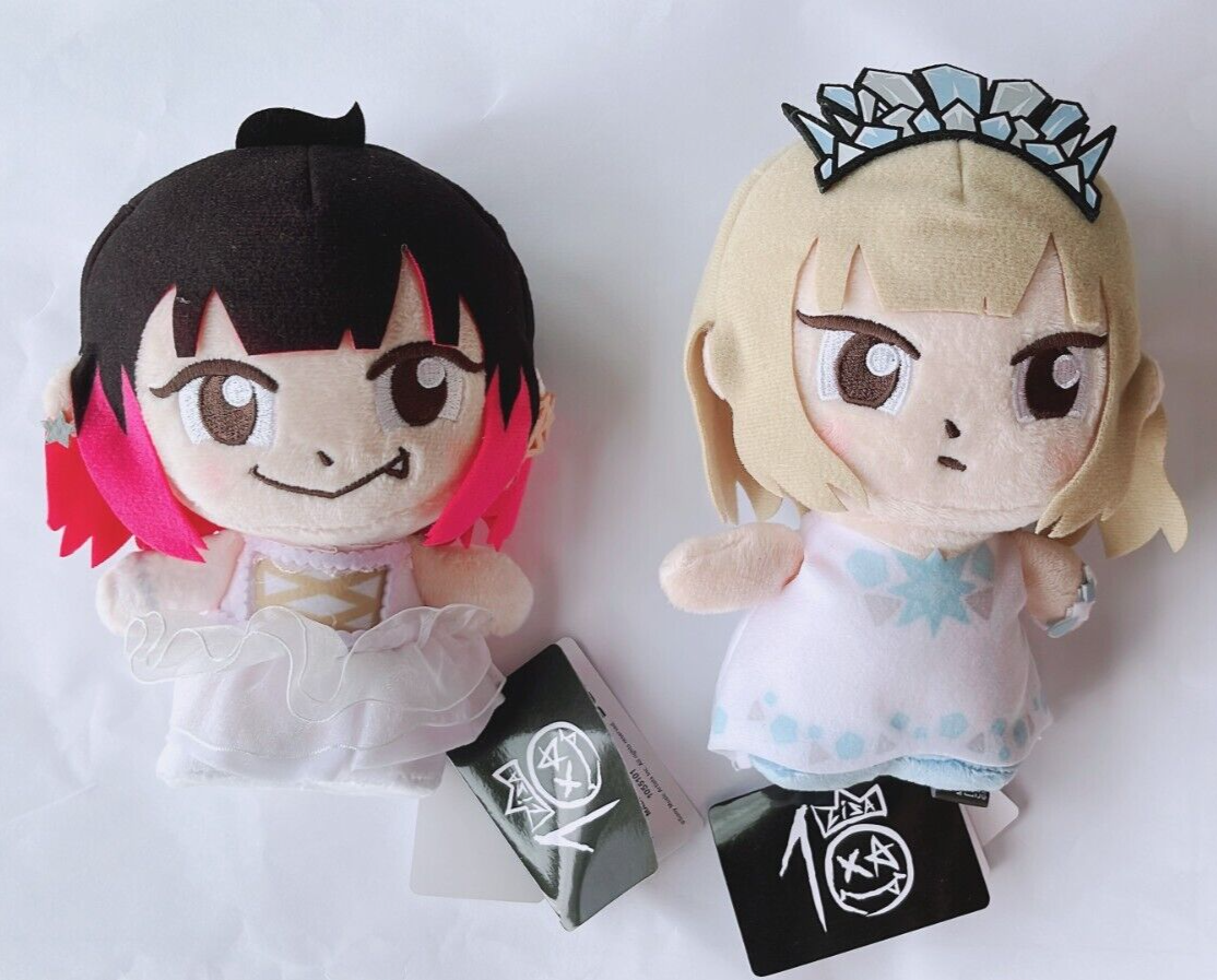 LiSA SEGA moipon ぬいぐるみセット Lot 2 Japanese SEGA Singer LiSA Moipon NEVER ENDiNG GLORY Mascot