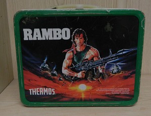 rambo lunch box with thermos
