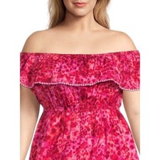 Terra & Sky Women's Plus Size Off The Shoulder Dress, Size: 4X(28-30)