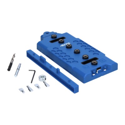 Kreg LR32 Lochreihen Bohrschablone 32 mm blau + 5 mm Bohrer ( KMA3232-INT )