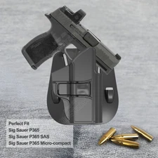 P365 Holster Tactical Fit Sig P365 Micro Compact P365 SAS P365 Paddle OWB 9mm