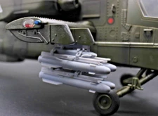 Custom AGM114 Hellfire Missile Launcher For 1:18 BBI AH-64 Apache Helicopter (1)