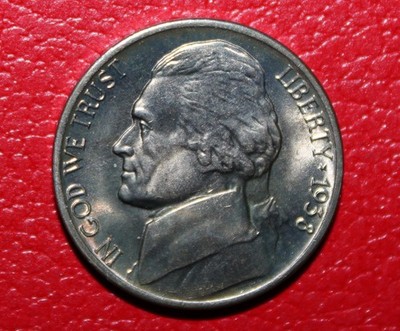 BU 1938-D Jefferson Nickel [[[B427
