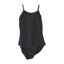 Bloch Parem Caimi Leo Microlux Camisole Black Leotard Girls Size Size 9-10 New
