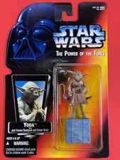 1995 Star Wars YODA - Power of the Force Red Acction Figure .01 Some yellowing