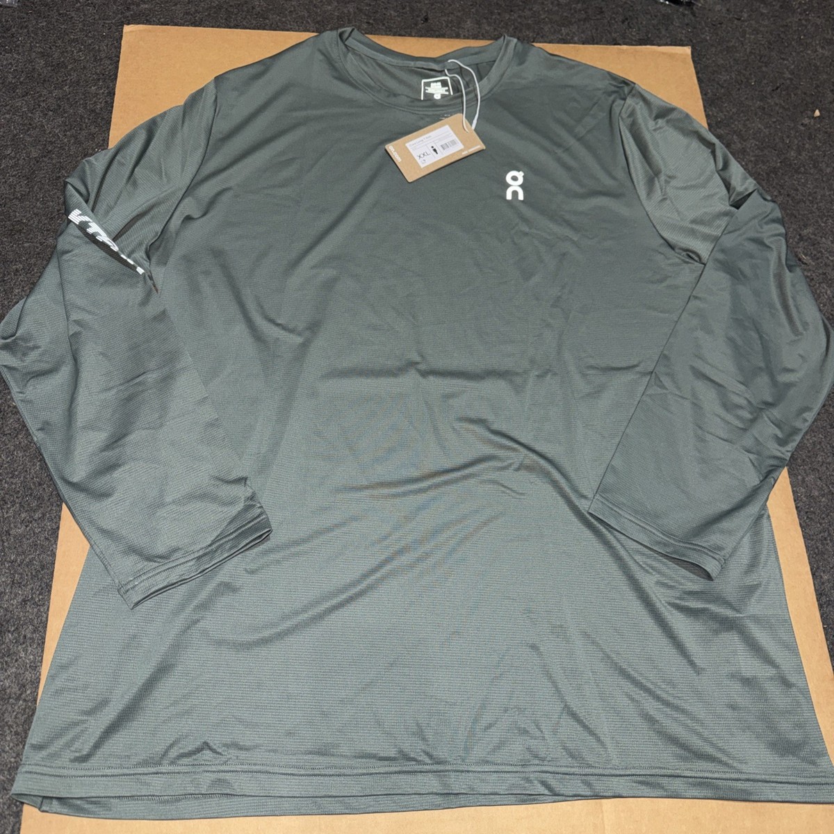 トップス KITH heavy oz cotton shirt de Kith X On Core Long Sleeve Tee Shirt - Olive Mens 2XL Brand New | eBay