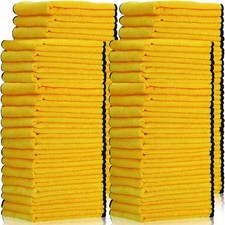 40 Pcs Microfiber Towels:16"x16" Microfiber Drying Towels Bulk Micro Fiber Ca...
