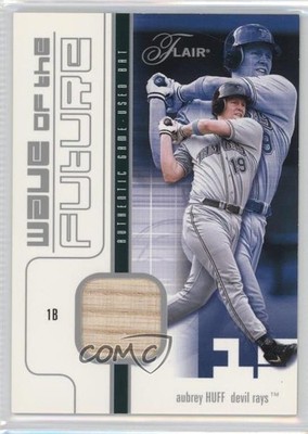 2003 Flair Wave of the Future Materials 182/500 Aubrey Huff #WOF-AH 0o9