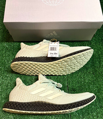 Adidas 4D Futurecraft GX6603 Running Shoes Linen Green Carbon Men s 11.5 New