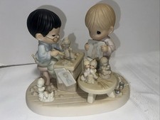 Precious Moments 1998 Members Only  How can two work together except they agree  