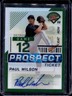 2024 Panini Prospect Edition Paul Wilson Holo Signatures Green Auto #169 Tigers