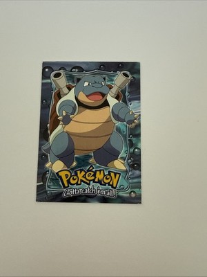 Pokémon 1999 Topps Movie Evolution #09 Blastoise