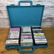 Lot Of 36 Vintage Cassette Tapes With Case Country Big Band And More
