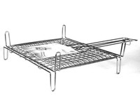 Verchromter Grillrost Mit FüßEn In Cm 27X37