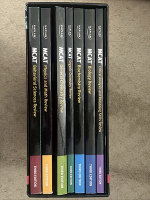 Kaplan MCAT Complete 7 Book Subject Review (2nd Edition) + 