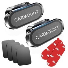   2-Pack  Magnetic Phone Holder for Car  Super Magnets  Carmount 2.0 Magnetic