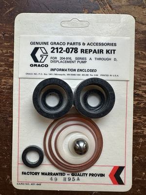 #ad Genuine Graco Parts amp; Accessories 212 078 Repair Kit $50.00