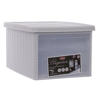 Space-saving box Stefanplast ELEGANCE, model 30001, White, for space