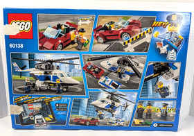 Lego City #60138 "High Speed Chase" 2017 Retired with Manuals and Original Box