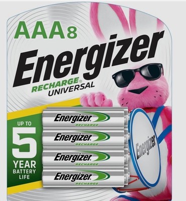 2  - 4 Pack Energizer Recharge Power Plus Rechargeable AAA 8 Batteries  800mha