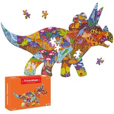 Jigsaw Puzzles 150 Pieces Dinosaur Enlightening Puzzle Game GIVEITALL 4-6 6-8