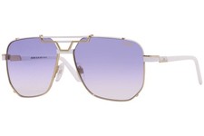 Cazal 9090 004 Sunglasses Men's Gold/Cream/Gold Logo/Blue Gradient Pilot 59mm