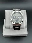 Vintage Seiko 7A38-7029 Royal Oak Watch Quartz Chronograph Stainless Steel Watch