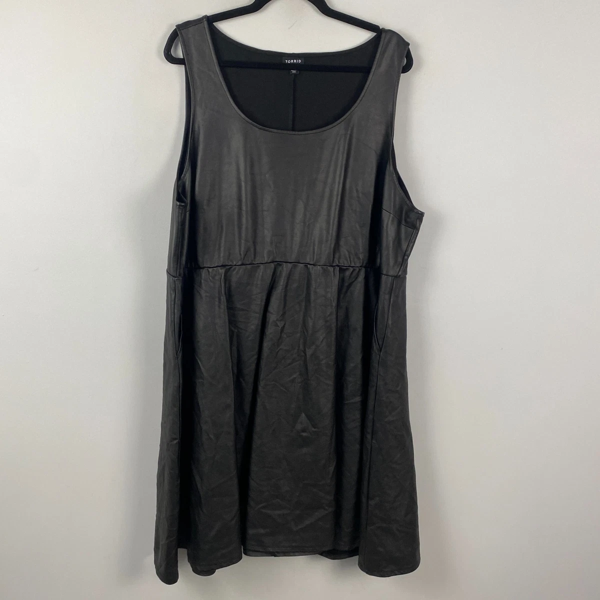 Faux Leather Short Plus Size Dresses for Women for sale | eBay