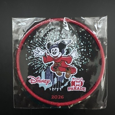 2026 Disney Sorcerer Mickey Mouse Macy's 100 Parade Patch D23 Balloon Exclusive