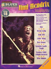 Jimi Hendrix Blues Play-Along Vol 18 Bb Eb C BC Instruments Sheet Music Book CD