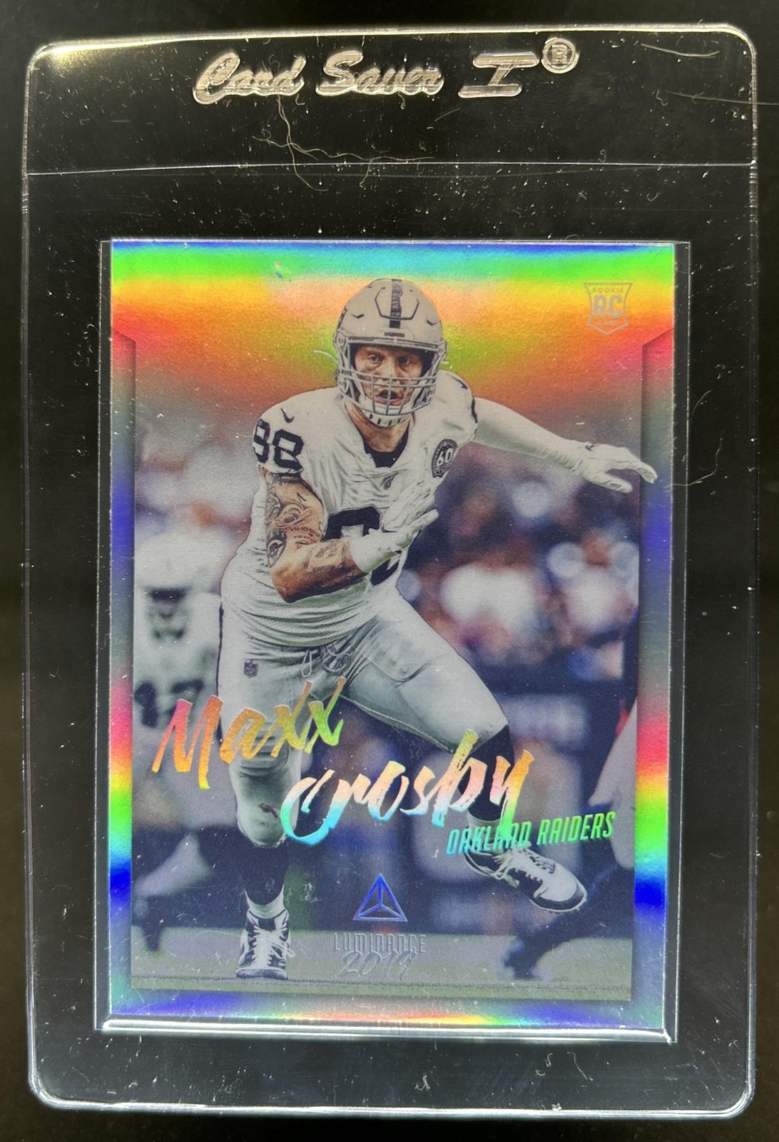 Maxx Crosby Panini Chronicles Luminance #222 Base