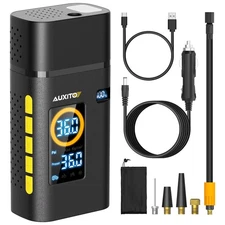 AUXITO Inflator Tire Compressor Portable Air - Cordless Air Pump for Tires Car