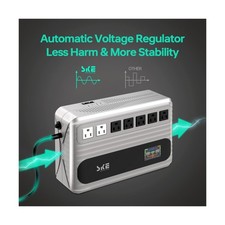 UPS Battery Backup Surge Protector 850V/480W,for Power Outage Protection Compact