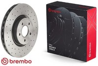 2X Bremsscheibe Brembo 09.C542.1X 2 Bremsscheiben Vorderachse Vorne FüR Ford