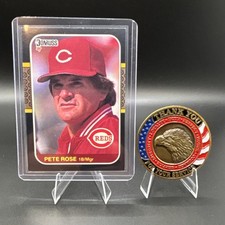 Donruss Pete Rose #186 Cincinnati Reds 1987 Baseball Card Base Set