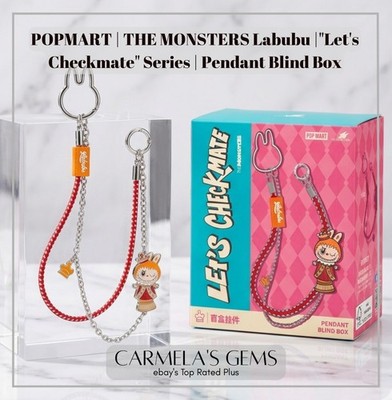 POP MART The Monsters Let's Checkmate Pendant - Authentic