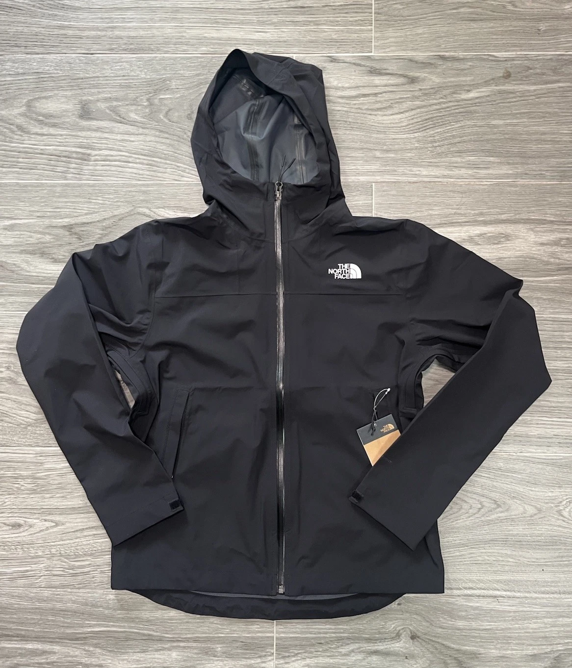 The North Face Men’s Active Stretch Rain Shell Medium Waterproof Black NWT $150
Opens in a new windo