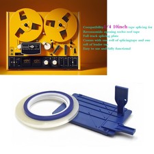 1/4 10 Inch Block Tape Splicing Open Reel Tape Audio Splicing for Revoxsonido
