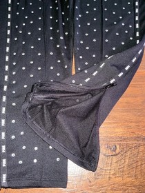 Victoria's Secret Pink Bling Rhinestones Skinny Track Pants Black L NWT RARE