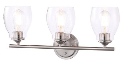 Minka Lavery 2433-84 Winsley Vanity Bath Light, 3-Light, 180 Total Watts, 22.13-