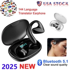 Smart Translation Earbuds 140+ Languages Noise Cancellation Earphones Translator