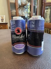 Lot Of 6 Maxi-Lock Serger Thread Polyester 3000 Yards Royal Blue NEW