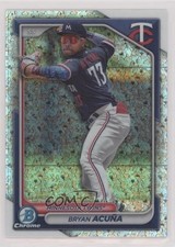 2024 Bowman Chrome Prospects Mini-Diamond Refractor Bryan Acuna Acuña 0w47